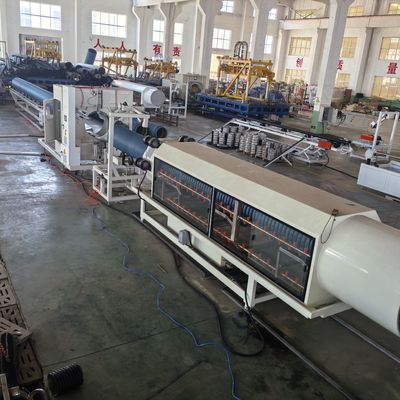 Computerized Double Wall Corrugated Pipe Extrusion Line with PLC Control and Siemens Motor for Precision Manufacturing
