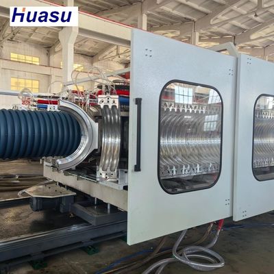 High Productivity Double Wall Corrugated Pipe Extrusion Line with 32-1600mm Pipe Diameter Range and Siemens PLC Technology