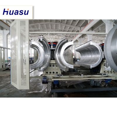 DWC Pipe Extrusion Line with 32-1600mm Pipe Diameter 60-2000kg/h Capacity and Siemens PLC Technology for High Efficiency