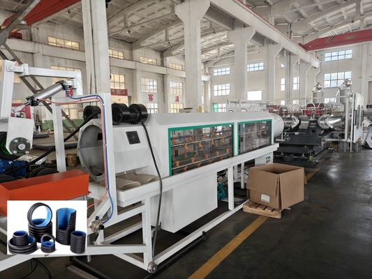Single-Screw Double Wall Corrugated Pipe Extrusion Line 32-1600mm