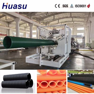 High Output PVC Corrugated Pipe Machine with Siemens PLC System and Max Output 200-2000KG/H for Efficient Production