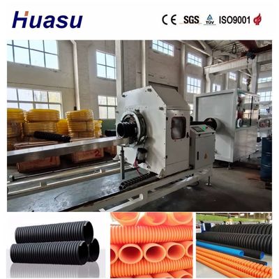 PE PVC Single Wall Corrugated Pipe Production Line with Remote Control and Siemens PLC Control
