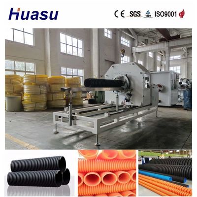 High-Accuracy Twin Screw Plastic Pipe Making Machine with 200 - 2000kg/h Output and PLC Remote Control