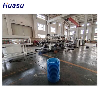Raw Material PVC PE MPP PA HDPE Granules Pellets HDPE Pipe Extrusion Line Air Cooling Water Cooling Pipe Diameter Range 32mm 1600mm