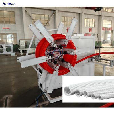 Extruding Machine Corrugated pipe production line featuring Single-screw design for extrusion control and pipe structural integrity