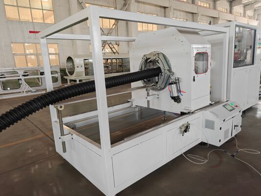 Single Double Wall Corrugated Pipe Production Line Using 38CrMoAlA Barrel Material for and Continuous Operation