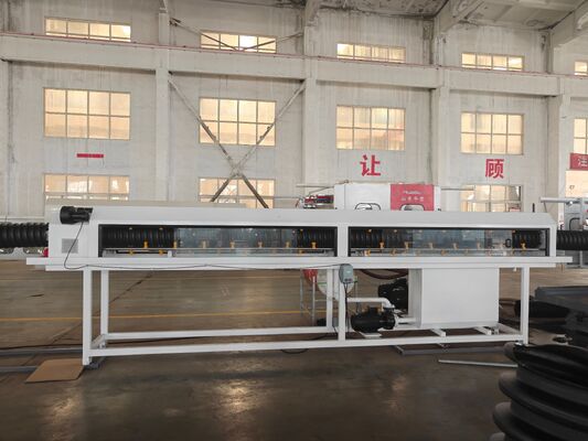 High Speed single wall corrugated pipe extrusion line extruder capacity 250 to 1000kg per hour engineered for plastic pipe manufacturing
