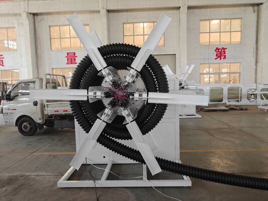 High Quality Double Wall Corrugated Pipe Production Line for PVC PE MPP PA HDPE Pipe Material Manufacturing Solution