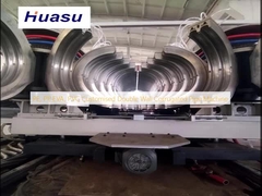 PE, PP, EVA, PVC angepasste doppelwandige Wellrohrmaschine