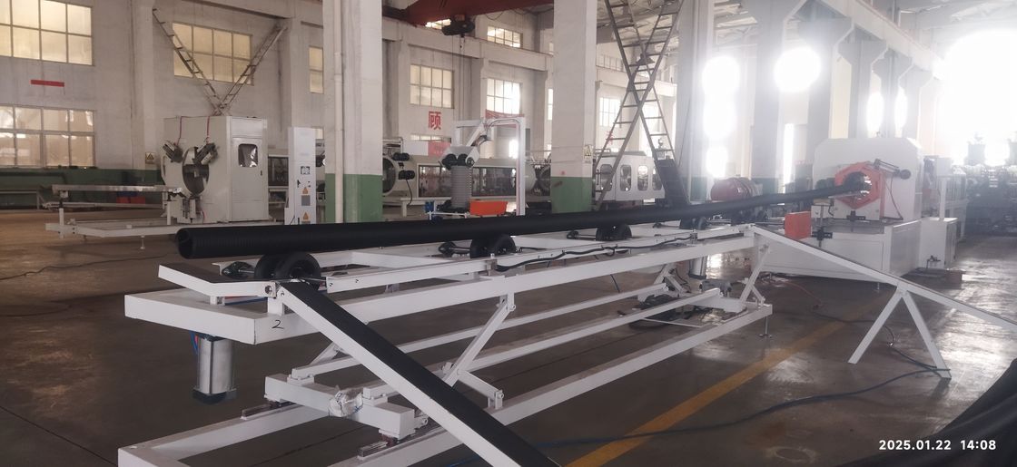 Automatisierte computergestützte Doppelwand-Wellrohr-Extrusionslinie mit Siemens-Motor und einer Kapazität von 8-15 kg/h