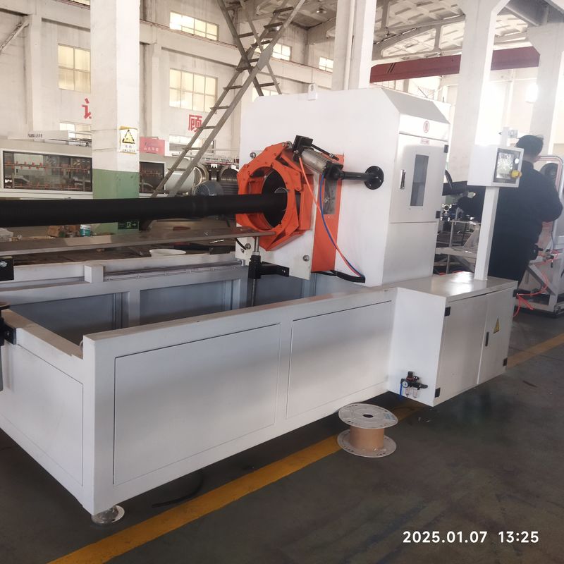 Automatische Doppelwand-Wellrohr-Extrusionslinie mit Siemens-Motor und SPS-Steuerung für eine Produktion von 8-15 kg/h