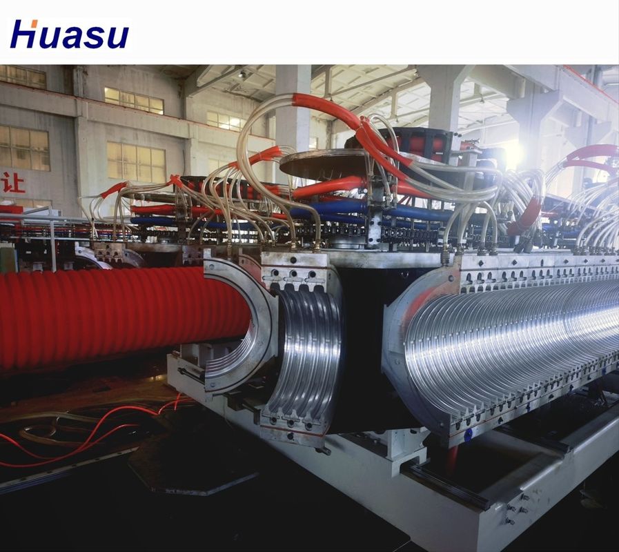 Doppelschrauben-Vakuum-Formungs-Typ DWCP-Produktionslinie mit Hochgeschwindigkeitsleistung und PLC-Steuerung