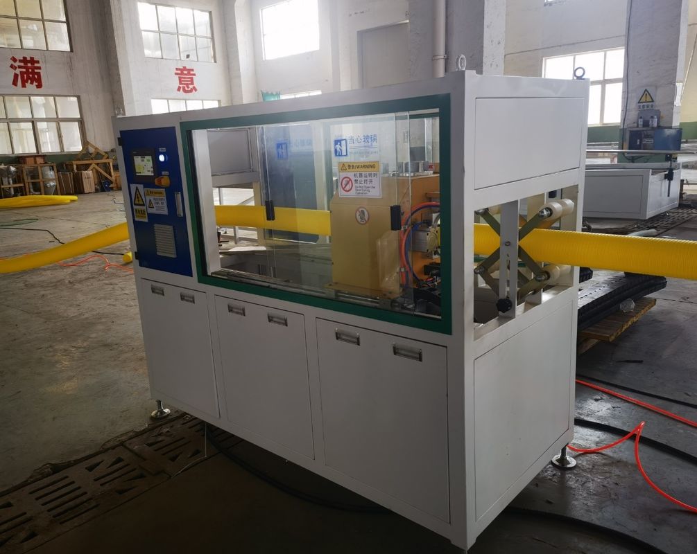 PP PE HDPE LDPE Einwandgewölbte Rohrmaschine Produktionslinie Extrusionslinie