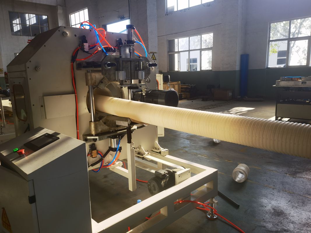 Wasserkühlung Einwandgewölbte Rohr Extrusionsleitung mit automatischer Zufuhr und Siemens Contactor