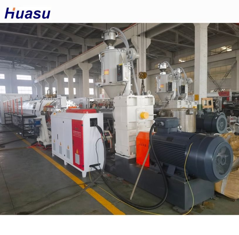 Siemens Elektroteile HDPE Massivwand Rohr Extrusionsmaschine für die Präzisionsproduktion