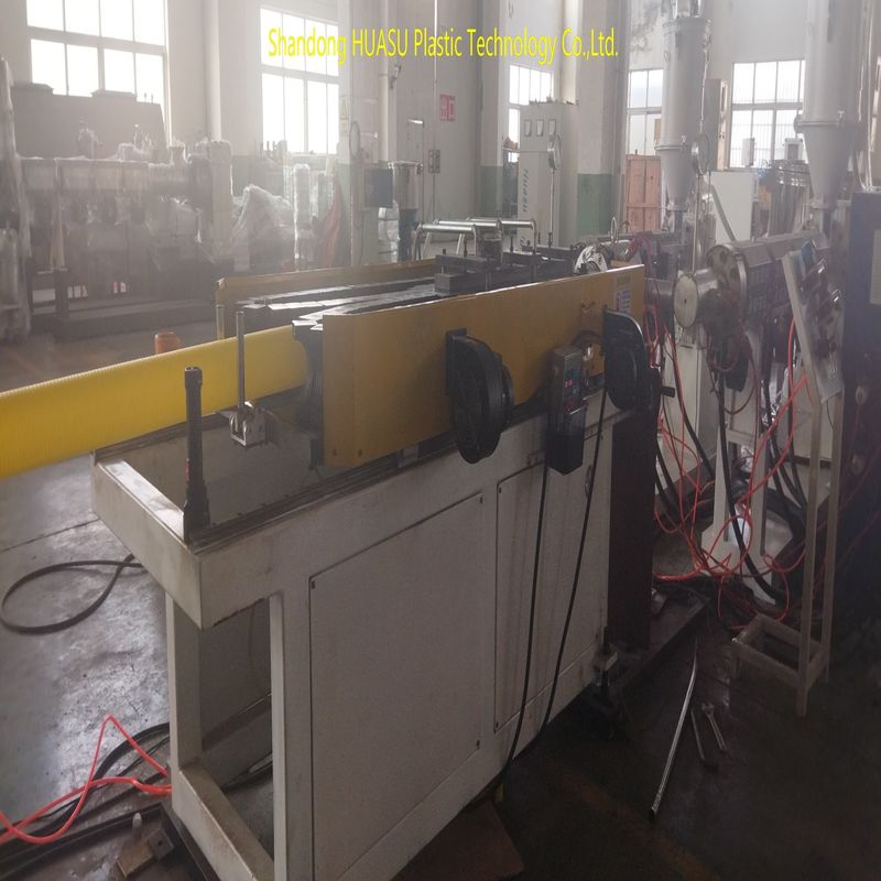 100-1000kW Wellrohr-Produktionslinie mit Siemens/ABB Elektrik und Wasserkühlung für effiziente Kunststoffrohr-Extrusion