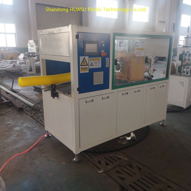 100-1000kW Produktionsleistung Doppelwand-Wallrohrmaschine mit PLC-Steuerung und Wasserkühlung für anpassbare Ausgabe