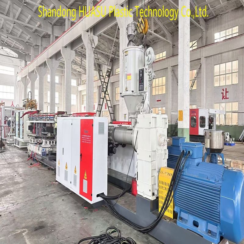 Automatische Kunststoffrohr-Extrusionslinie mit Siemens ABB Haupt-Elektrik und Wasser-Luft-Kühlung für anpassbare Leistung