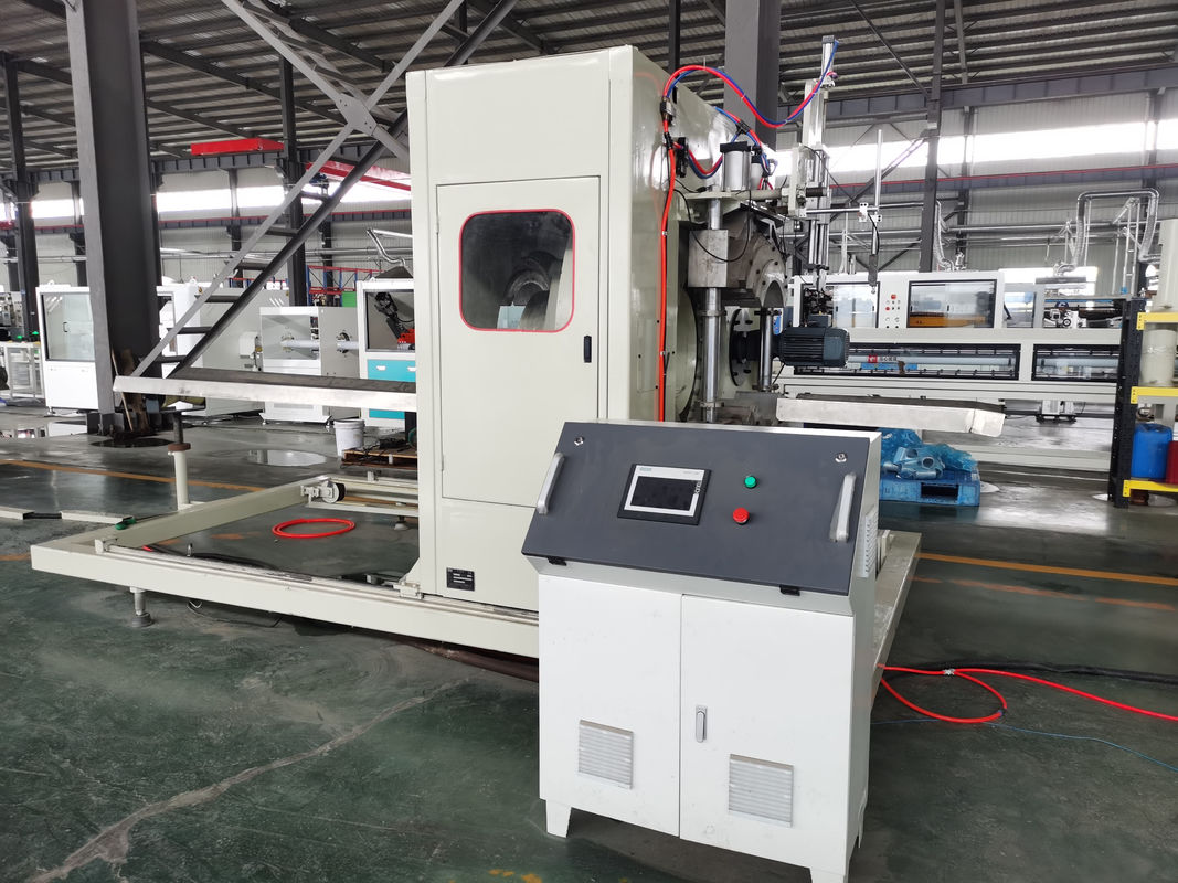 PP / PE / PVC-Material Doppelwandgewölbte Rohr Extrusionslinie automatisch