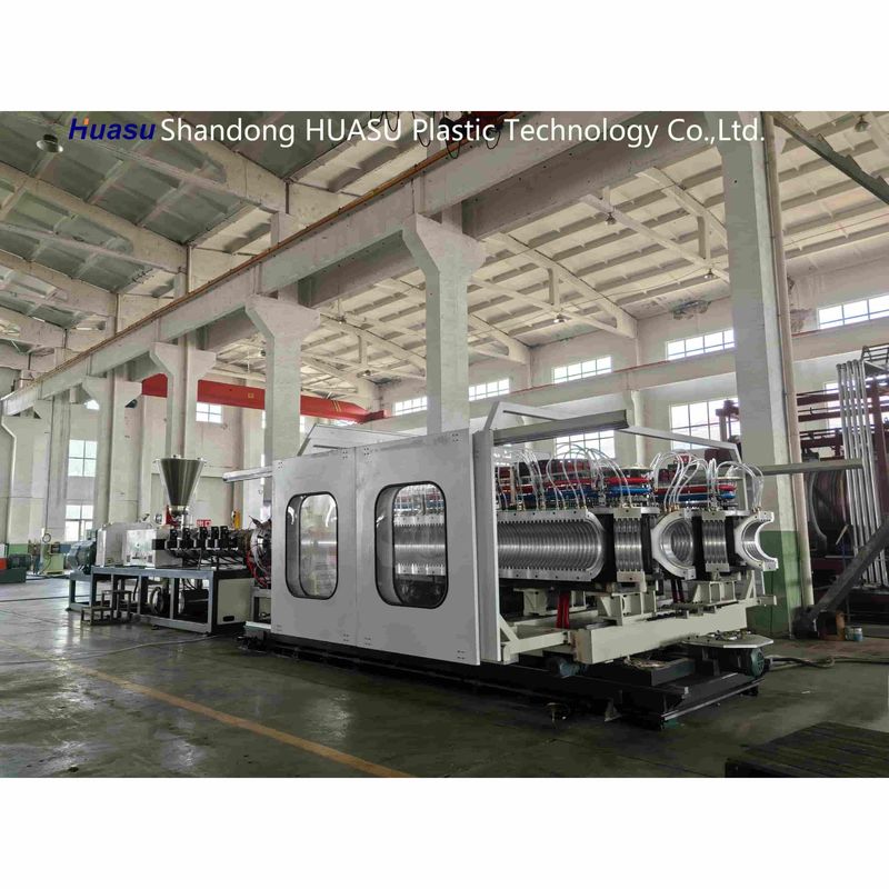 32-800mm Doppelwand-Wellrohr-Maschine mit 500-2000 kg/h Leistung und Siemens SPS-System