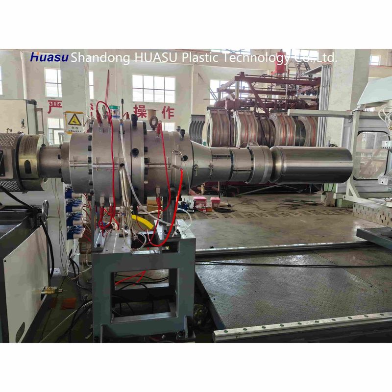 Hochleistung 500-2000 kg/h PVC-Rohr-Extrusionslinie mit 32-1600 mm Rohrdurchmesser und konischem Doppelschneckenextruder