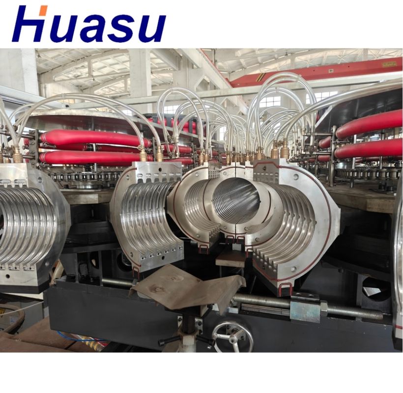 Anpassbare Doppelwand-Wellrohr-Extrusionslinie mit Aluminiumlegierungs-Formmaterial und Schneider-Schütz