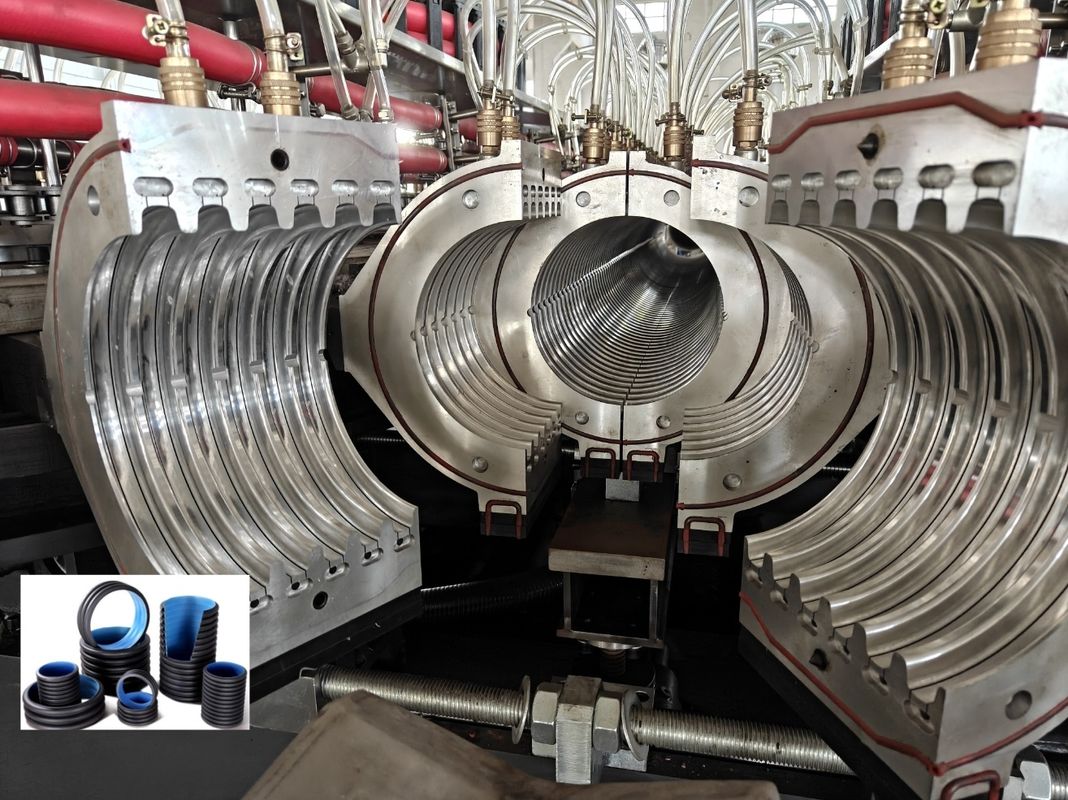 WEG AC-Motor Doppelwandgewölbtes Rohr Extrusionsleitung 63 mm Min Durchmesser