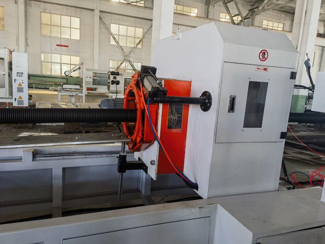 Hocheffiziente Wellrohr-Extrusionslinie mit SPS-Steuerungssystem und modularem Düsenkopfdesign