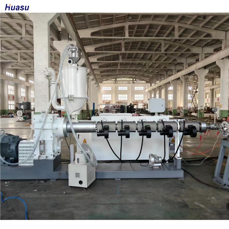 Siemens Inverter Automatische Einzelwand-Wellrohr-Extrusionslinie mit Omron Relais für 75-250mm Rohre