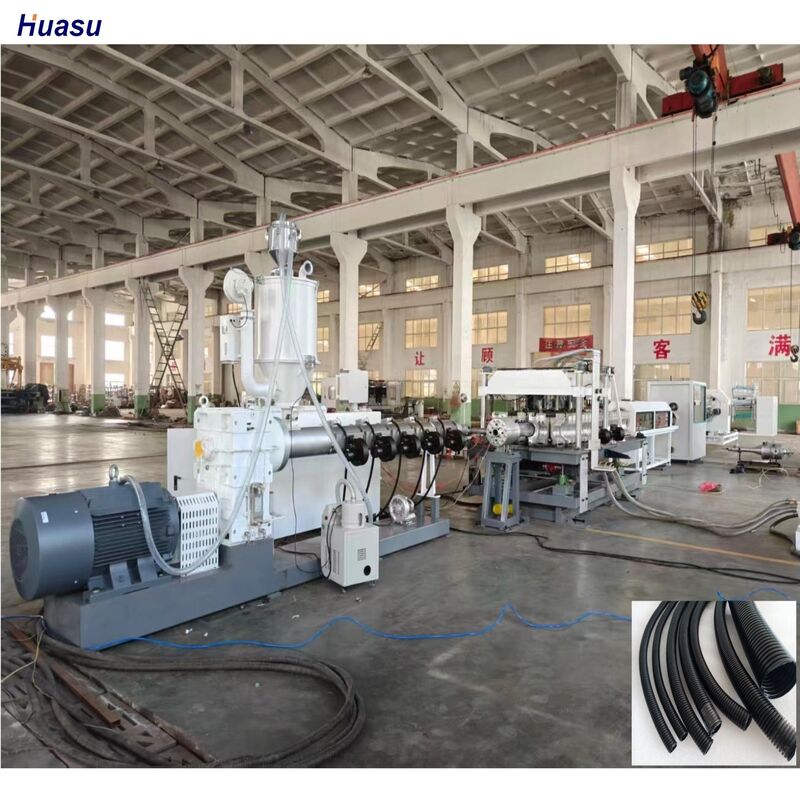 ISO- und CE-zertifizierte Doppelwand-Wellrohr-Extrusionslinie mit Wasserkühlsystem und 20CrMnTi-Zahnradmaterial