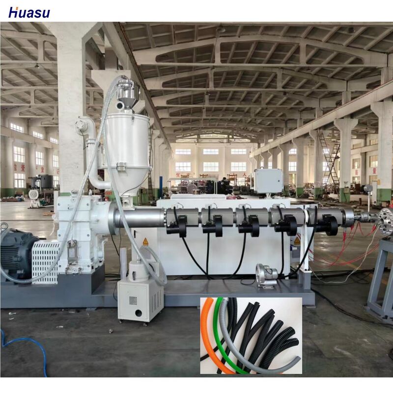 Siemens Hauptelektrische Teile Doppelwandgewölbte Rohr Extrusionsleitung mit 48 Formenmenge und Wasserkühlfunktion