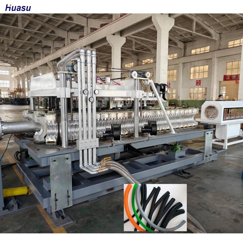 Siemens Hauptelektrische Teile Doppelwandgewölbte Rohr Extrusionsleitung mit 48 Formenmenge und Wasserkühlfunktion