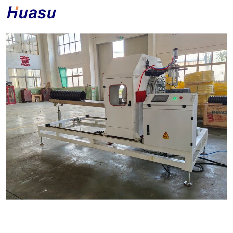 Hochproduktive, automatisierte, computergestützte HDPE-Rohrextrusionslinie mit Siemens SPS-Steuerung für die Herstellung von Wellrohren