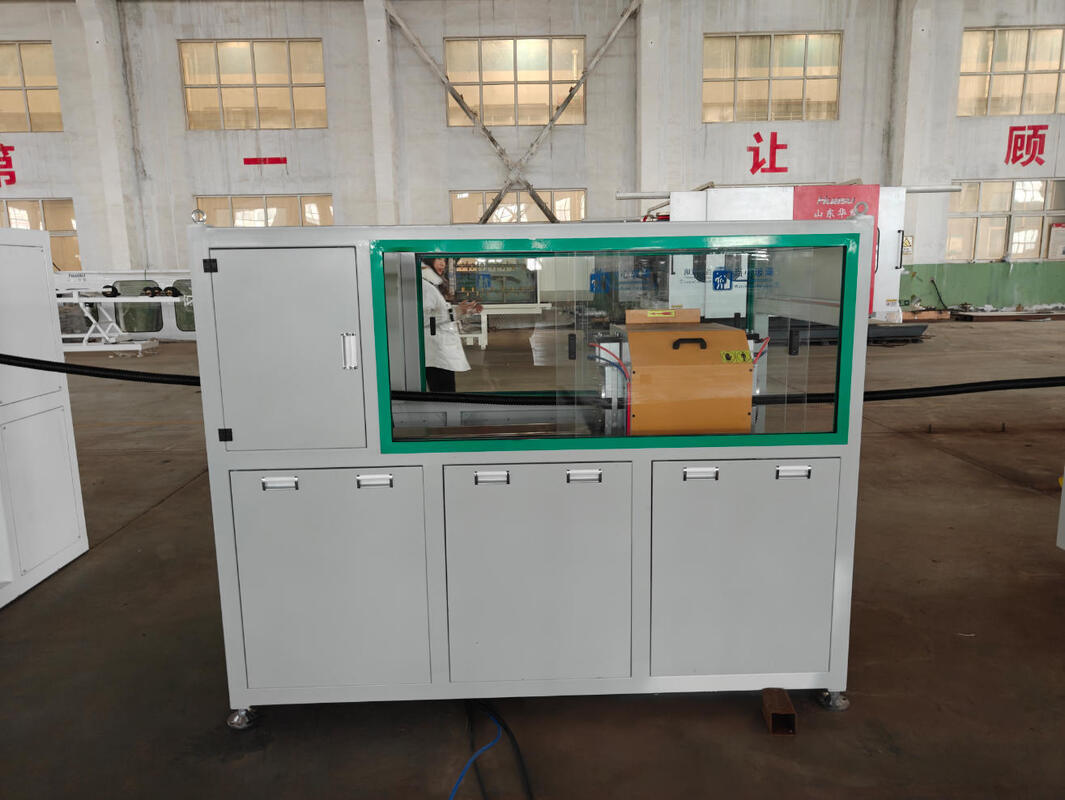 Vollautomatische Einwand-Wallrohr-Extrusionsleitung mit 40-80 kg/h Leistung und 110 mm Max-Rohrgröße