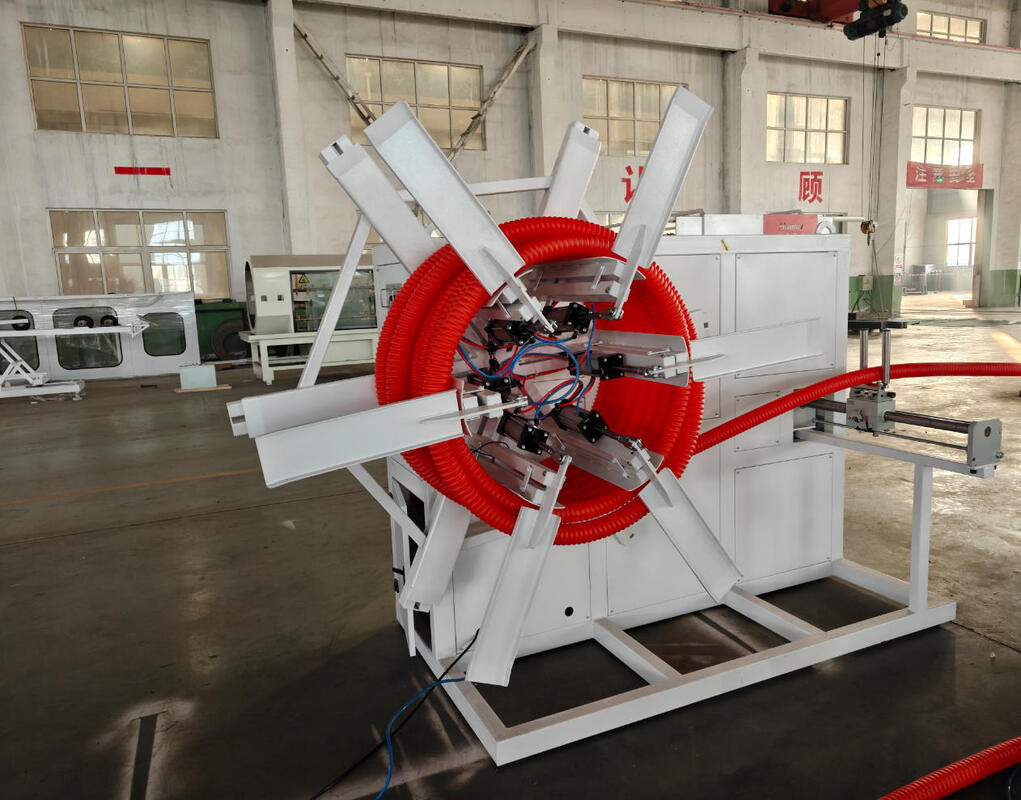 Integral-Typ-Extruder-Doppelwand-Wallrohr-Extrusionsleitung mit Siemens Electric und Produktionskapazität von 100 kg/h - 2000 kg/h