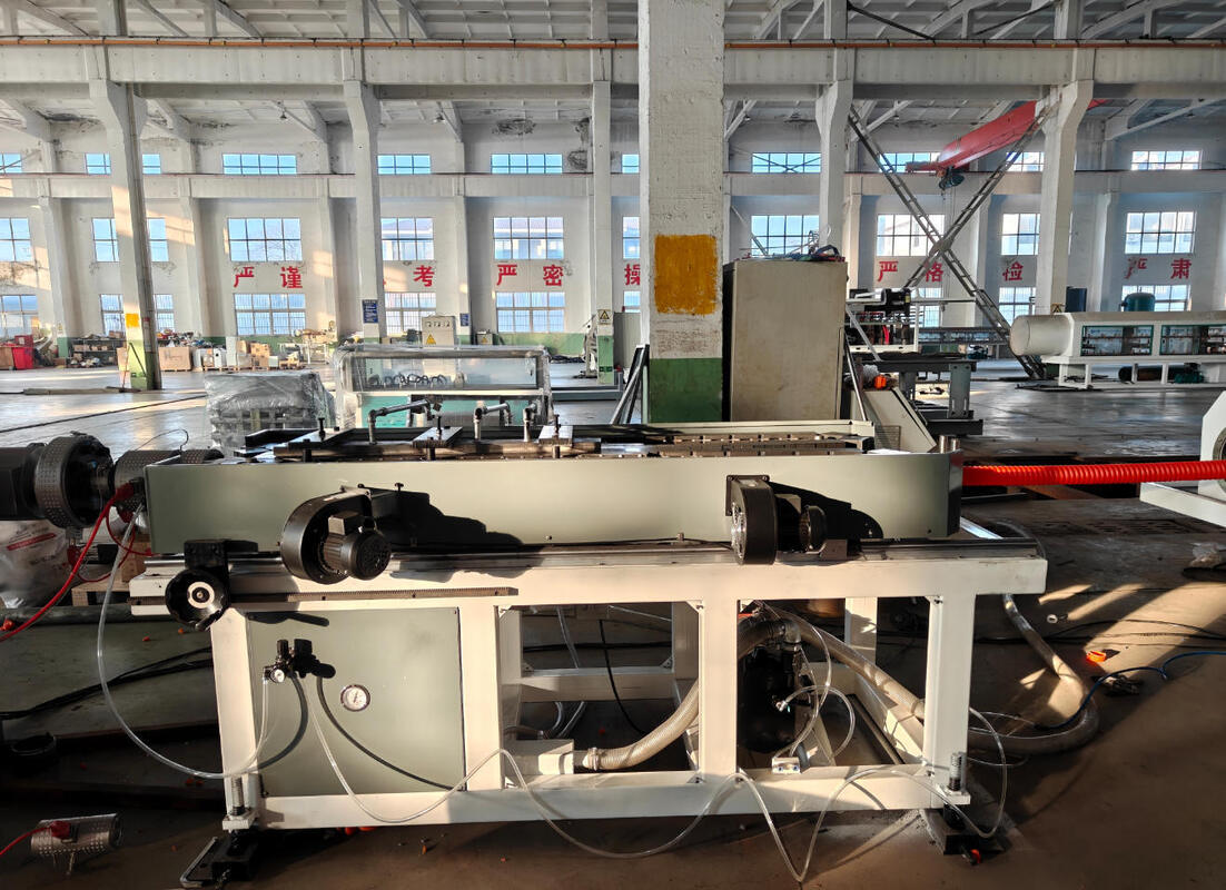 SPS-Steuerungssystem für Einzelwand-Wellrohr-Extrusionslinie mit Wasserkühlverfahren und Siemens-Hauptmotor