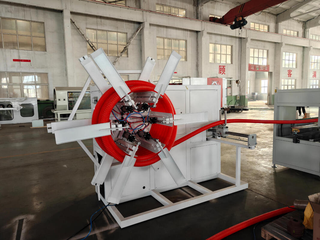 Automatische Doppelwand-Wallrohr-Extrusionsleitung mit Siemens-Markenelektrischen Teilen und Aluminiumlegierungsform