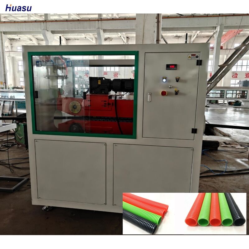 Hochpräzise Einzelwand-Wellrohr-Extrusionslinie mit Temperatursensor und Siemens-Motor für präzise Produktion