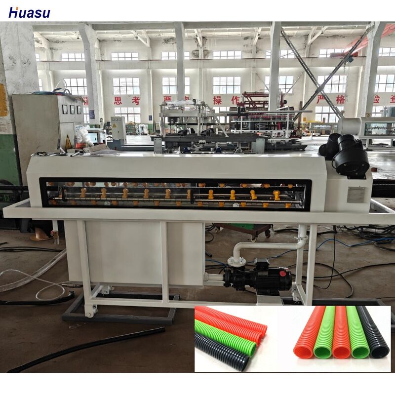 Einwandgewölbte Rohrstrangleitung mit PLC-Fernsteuerung und Siemens Schneider Electrics für die Herstellung von dauerhaften Rohren