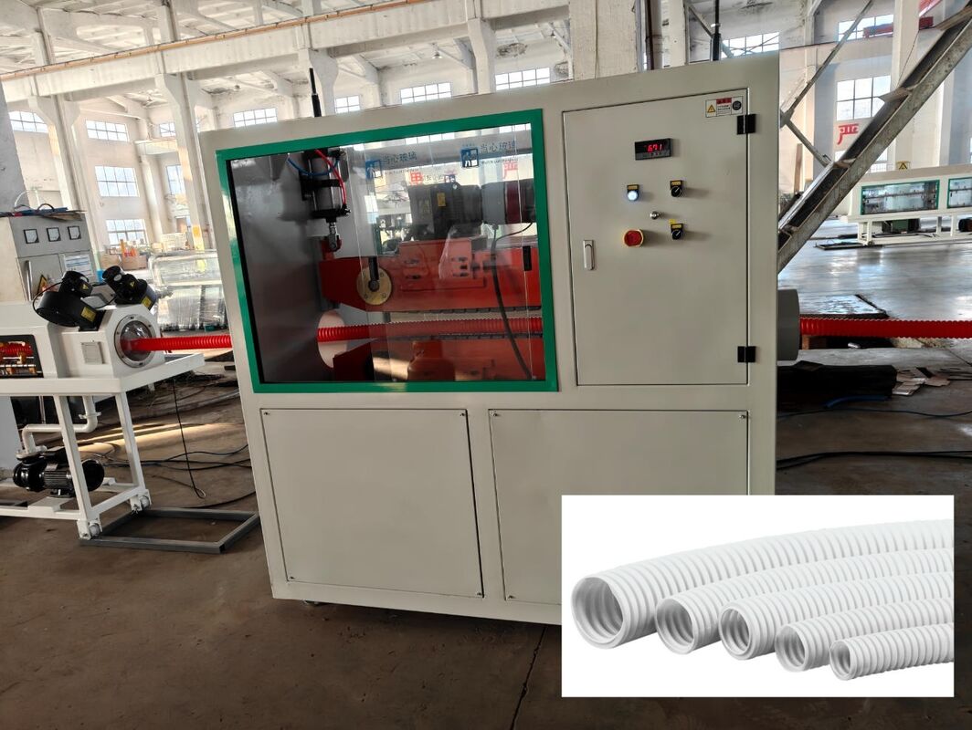 Maßgeschneiderte Wellrohr-Produktionslinie mit SPS-Fernsteuerung für nahtlose und gleichmäßige Rohrausgabe