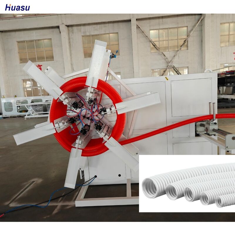 Ausrüstung für die Herstellung von HDPE-Wallrohr, die verschiedene Anwendungen für die Extrusion von Kunststoffrohren unterstützt