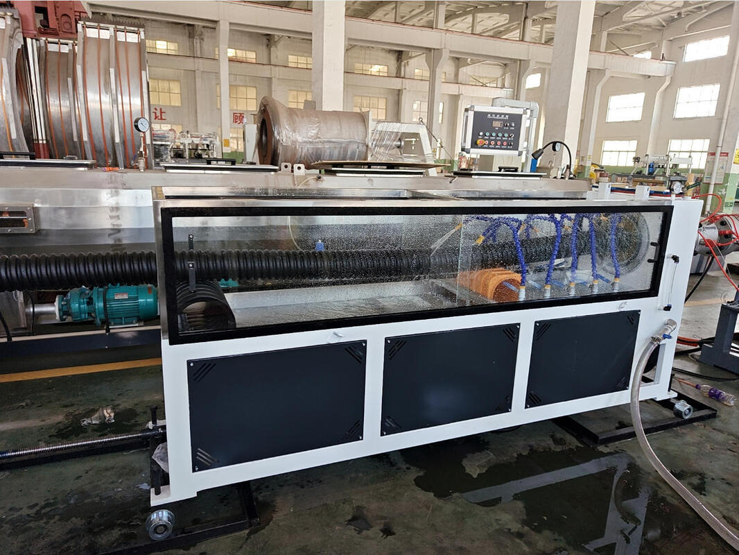 Einwandrohr-Typ Spiralrohr-Extrusionslinie Halbautomatisch bis vollautomatisch Optionen Rohrform mit Muster oder Zeichnung