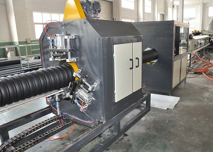 Pp.-PET einzelne Wand runzelte Rohr-Fertigungsstraße Identifikation 200mm