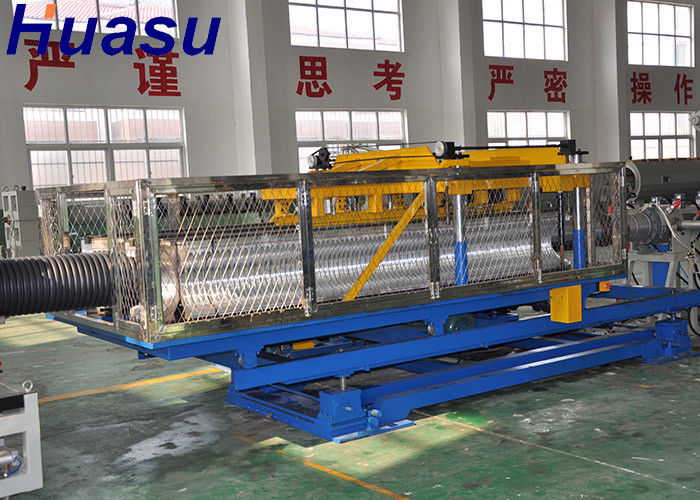 Rohr-Verdrängungs-Plastikmaschinen-einzelne Wand PET-PVCs flexible gewölbte doppel-wandig