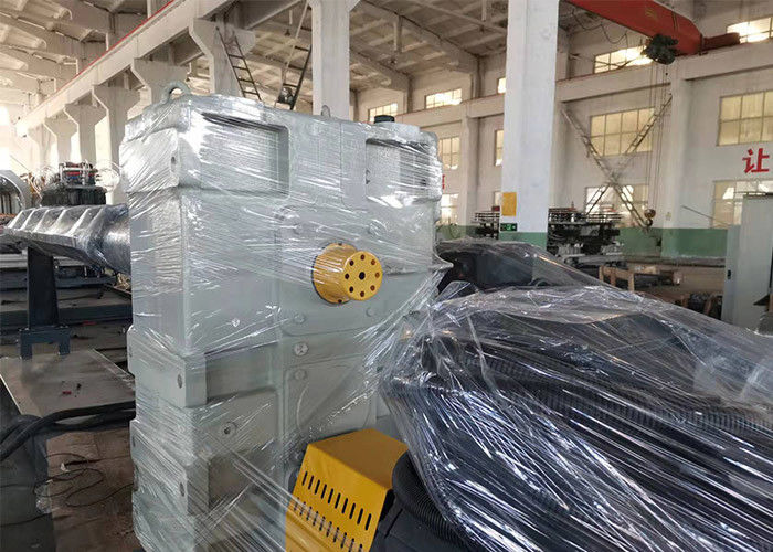 Rohr-Verdrängungs-Linie PE/PP/PVC einzelne doppel-wandige gewölbte mit auf Linie Belling