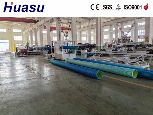HUASU HDPE Pipe Extrusion Line 500-2000Kg/h Capacity 380V