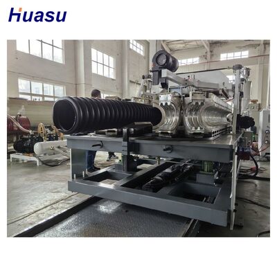 Full Automatic Double Wall Corrugated Pipe Extrusion Line with High Productivity for 32-1600mm Pipe ID
