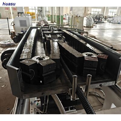 PLC-gesteuerte Einzelwand-Wellrohr-Extrusionslinie mit Zylinder-Nitrierhärtungstiefe 0,4～0,7 mm und elektrischen Komponenten von Schneider/Siemens