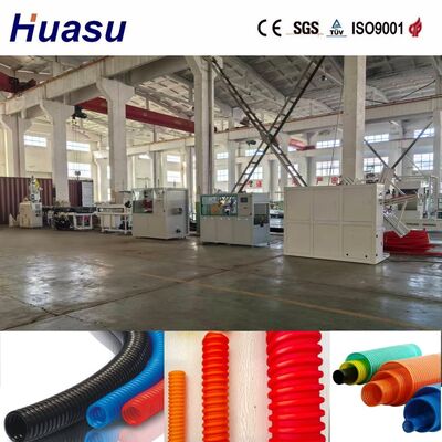Full Automatic Single Wall Corrugated Pipe Extrusion Line with 32mm-1600mm Pipe Diameter and 60-2000kg/h Output