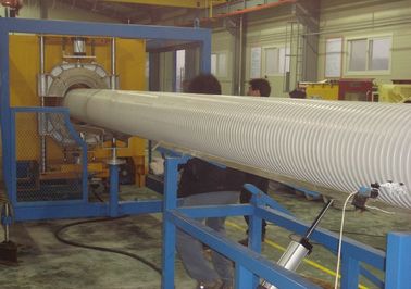 Pp Ppr Pe Twin / Single Screw Pvc Pipe Machine Line PLC Control